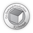 On-Demand Production - 3D Printed logo